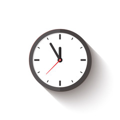 clock flat style