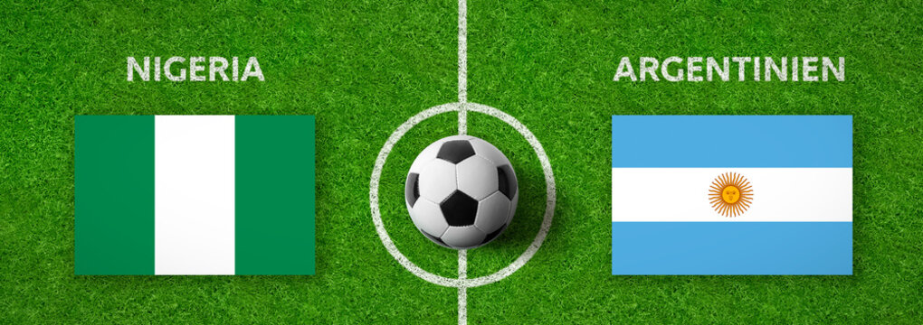Fußball - Nigeria gegen Argentinien