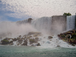 Niagara falls in NY, USA 