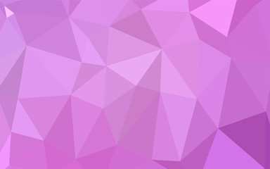 Obraz premium Light Pink vector shining triangular cover.