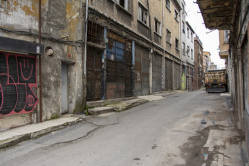 Fototapeta na wymiar Boş sokaklar