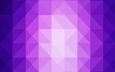 Fototapeta premium Light Purple, Pink vector triangle mosaic cover.