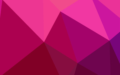Light Purple, Pink vector abstract polygonal pattern.