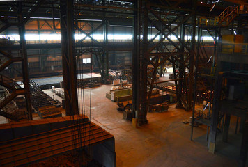 The interior of the industrial sector