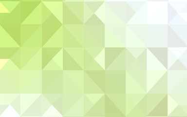 Fototapeta premium Light Green, Yellow vector low poly texture.