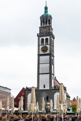 Fototapeta premium Perlachturm (medieval clock tower) in Augsburg