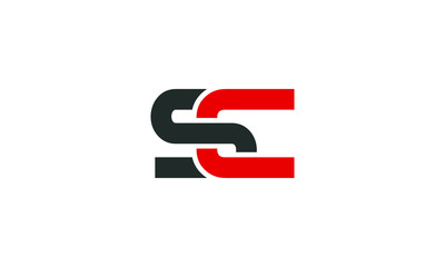 SC letter logo - obrazy, fototapety, plakaty