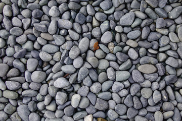 Rocks at a small zen garden