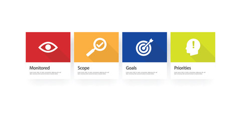 Performance Management Infographic Icon Set