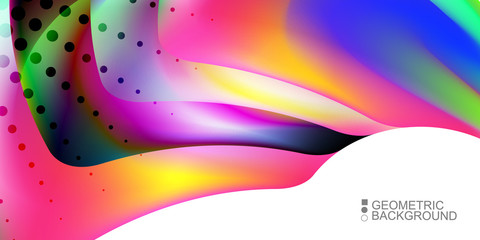 Geometric colorful abstract background