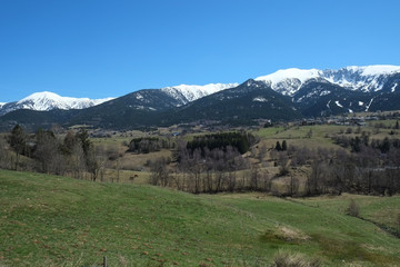 French landscape near Mont Louis