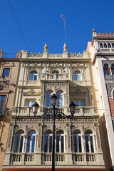 Fototapeta na wymiar Detail of historic buildings, Seville,Andalusia,Spain,