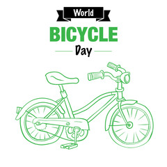 World bicycle day.