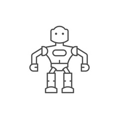 Robot line icon