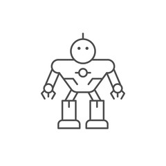 Robot line icon