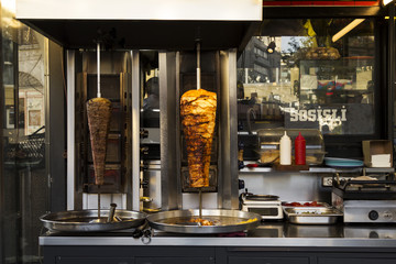 Turkish donner kebab