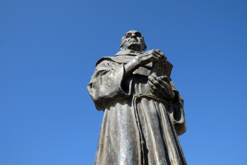 Memorial of At Zef Pllumi Albanian Franciscan priest and memoirist in Shengjin, Albania.