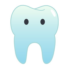 Zahn Emoji - ausdruckslos