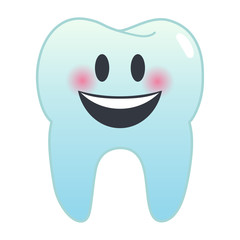 Zahn Emoji - lachend