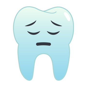 Zahn Emoji - bedauernd