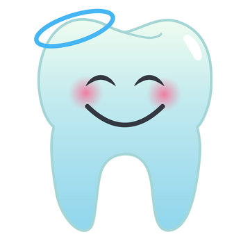 Zahn Emoji - Engel