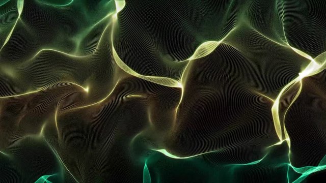 Abstract Wave Background Loopable/
Abstract fractal light elegant field with particles and turbulence lines waving smoothly