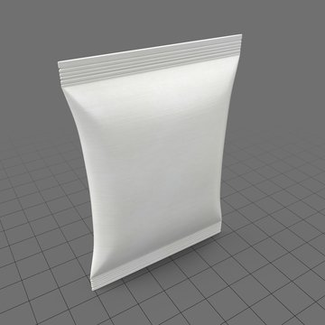 Blank snack packet
