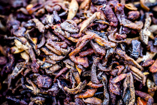 Dried Butea monosperma flower or kesudo a flower used in holy for making colors.