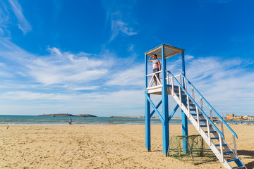 A boy posing from the city of Essaouira