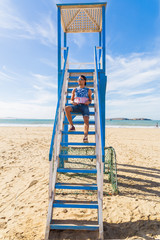 A boy posing from the city of Essaouira