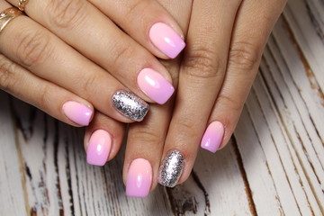 glamorous beautiful manicure
