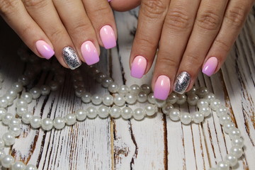 glamorous beautiful manicure