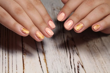 glamorous beautiful manicure