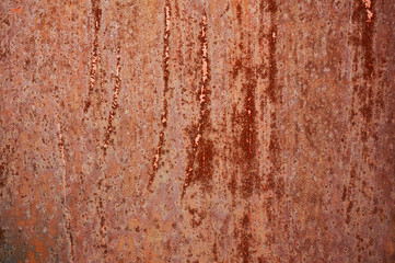 Old metal sheet of iron with rust. Abstract background.