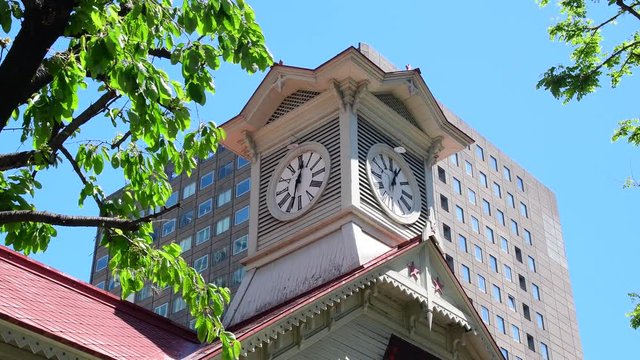 札幌時計台 / 晴れた日の札幌 観光イメージ