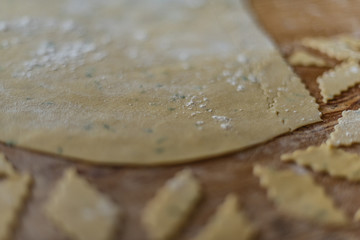 Browse homemade pasta for the Laganas. Typical Italian pasta.