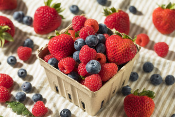 Raw Red Organic Mixed Berries