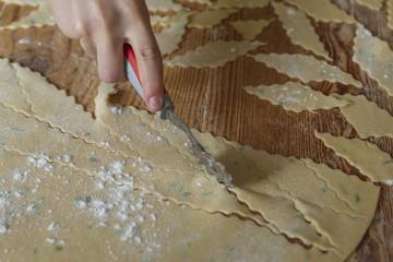 Browse homemade pasta for the Laganas. Typical Italian pasta.