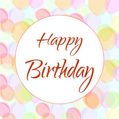 Happy Birthday Background