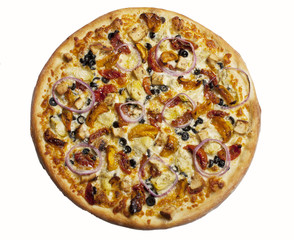 Artichoke veggie pizza