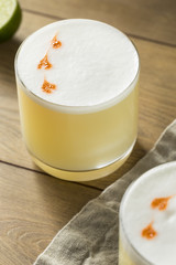 Homemade Pisco Sour Cocktail