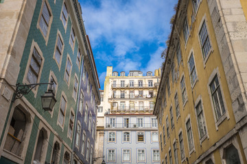 Fototapeta na wymiar Typical streets of Lisbon Portugal