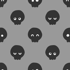 Funny skull pattern