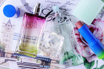 A perfume and cosmetics.