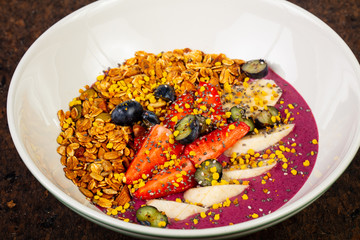 Delicious asai bowl
