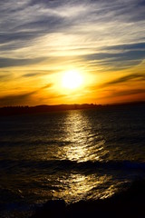 Naklejka premium Anochecer