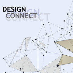 Internet connection, abstract science design and technology background
