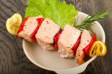 Salmon Skewer