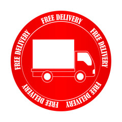 Free delivery label