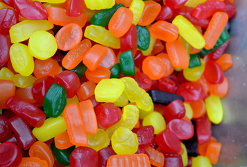 Piece of jelly sweets